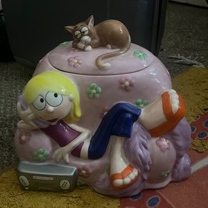 Disney - Lizzie McGuire Cookie Jar - Cartoon Vintage Ceramic - NEW IN BOX!